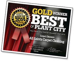 Best of Plant City Award Certificate